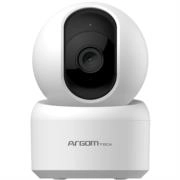 Cámara inteligente argomtech convoy 40 para interior 3mp 1296p 2k qhd 128gb lente 355° 10m color blanco