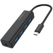 Mini hub argomtech de 4 puertos usb 3.0 tipo-c