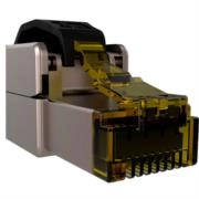Conector modular nexxt solutions aw102nxt07 xgiga blindado s/ftp cat6a 1 puerto conector rj45
