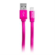 Cable vorago cab-119 usb-lightning 1m color rosa