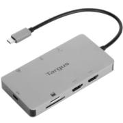 Docking targus usb-c dual hdmi 4k con transferencia pd de 100w