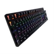 Teclado mecánico game factor kbg400-bl rainbow switch azul usb color negro