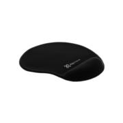 Mousepad de gel klip xtreme kmp-100b ergonómica con goma antideslizante color negro