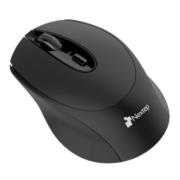 Mouse nextep inalámbrico ergónomico usb 1600 dpi batería incluida color negro