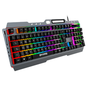 Kit gamer teclado y mouse nextep rgb tapete incluido