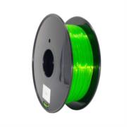 Filamento onsun 3d flexible 1.75mm 1kg/rollo color verde transparente