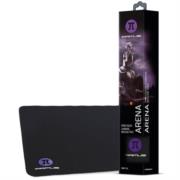 Tapete para mouse primus arena l pmp-01l 400 x 320 x 3mm con goma antideslizante color morado/negro