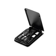 Estuche portátil multifuncional xtech xtc570 para almacenamiento con cable tipo c negro