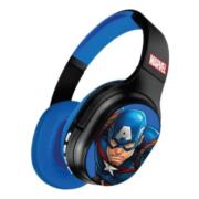 Audífonos inalámbricos xtech xth-d660ca capitán américa marvel diadema plegable y giratoria con micrófono y bluetooth