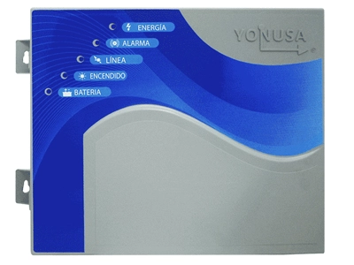 Yonusa ey10000127af - energizador de alta frecuencia para cerco eléctrico 10,000 v, cobertura de hasta 10,000 metros lineales (o 2,000 metros en 5 líneas), incluye interfaz con 2 zonas cableadas y soporta módulo wifi