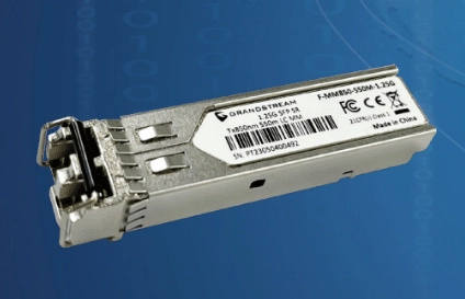 Módulo de fibra óptica multi-modo, 850nm de longitud de onda, alcance de 550 metros y desempeño de 1.25gbps