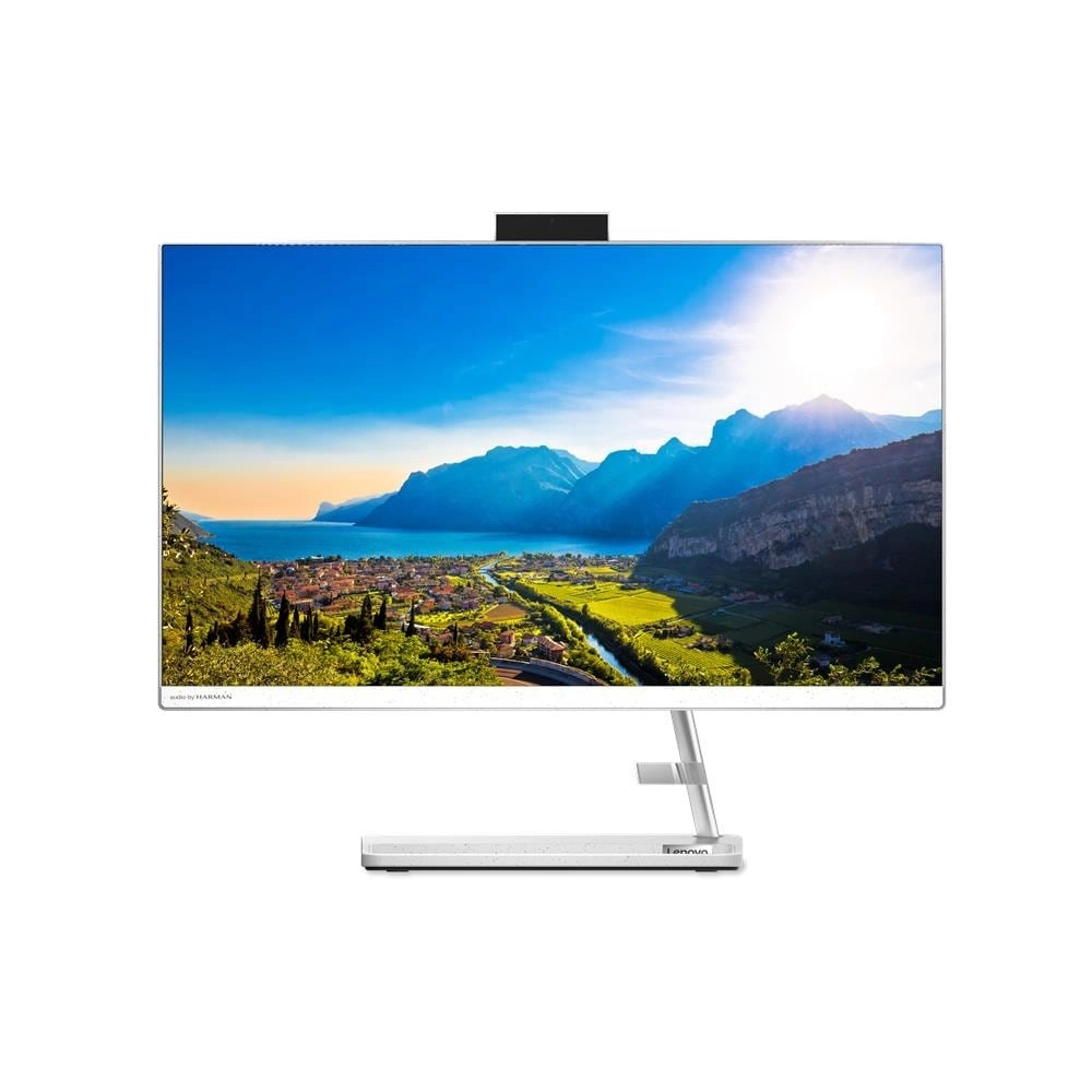 Aio lenovo ideacentre 3 24alc6/ryzen 5 7430u  2.3 ghz/8gb/256gb ssd/23.8 fhd/color blanco/win 11 home/1 año en centro de servicio