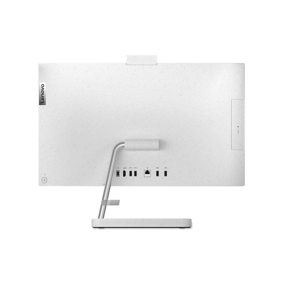Aio lenovo ideacentre 3 24alc6/ryzen 5 7430u  2.3 ghz/8gb/256gb ssd/23.8 fhd/color blanco/win 11 home/1 año en centro de servicio