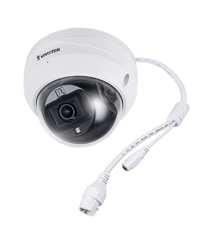 Vivotek fd9369 - cámara ip domo exterior 2 megapixeles, lente fijo 2.8mm, iluminadores smart ir 30m, smart motion, micrófono integrado, ranura microsd, protección ip66, ik10, smart stream iii,  ndaa, onvif