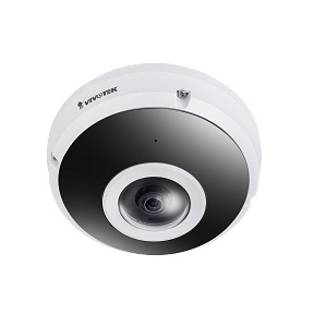 Vivotek fe9380-hv - cámara ip fisheye exterior 5 mp, h.265, panorámica 360º, smart ir 10m, wdr pro, micrófono integrado, ip66ik10, ciberseguridad trend micro, smart stream iii, visión snv, ndaa, onvif