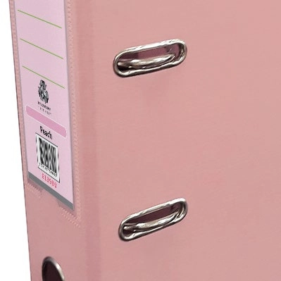 Techmakro carpeta 3 in para archivo de carton forrado de pvc, peach país de origen tailandia