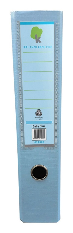 Techmakro carpeta 3 in para archivo de carton forrado de pvc, azul light país de origen tailandia