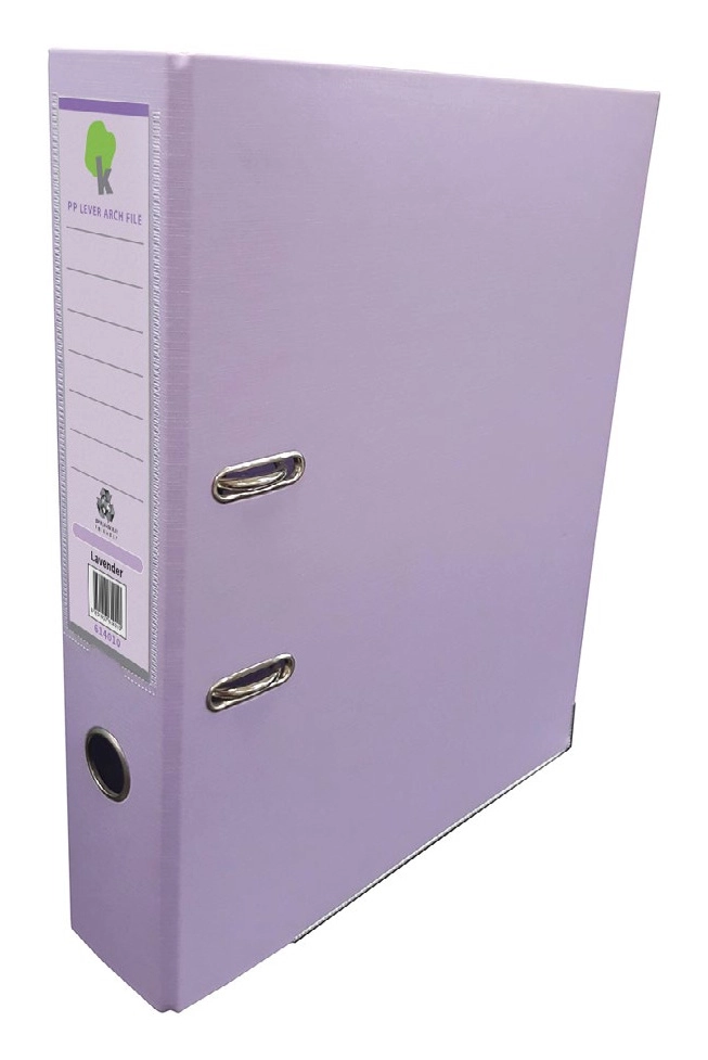 Techmakro carpeta 3 in para archivo de carton forrado de pvc, lavanda país de origen tailandia