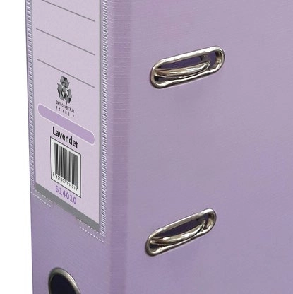 Techmakro carpeta 3 in para archivo de carton forrado de pvc, lavanda país de origen tailandia
