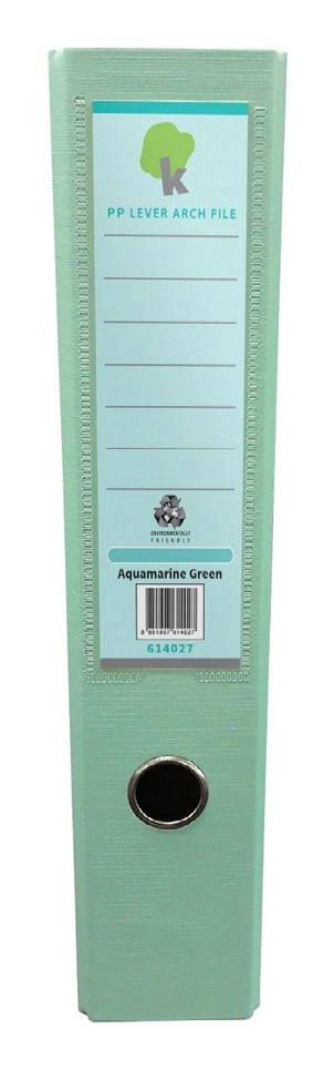 Techmakro carpeta 3 in para archivo de carton forrado de pvc, verde claro país de origen tailandia