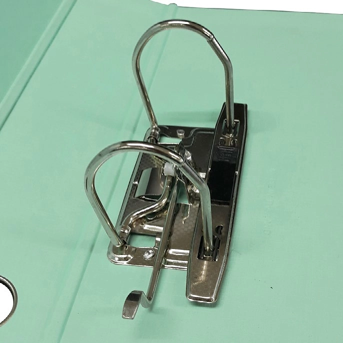 Techmakro carpeta 3 in para archivo de carton forrado de pvc, verde claro país de origen tailandia