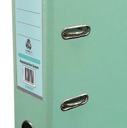 Techmakro carpeta 3 in para archivo de carton forrado de pvc, verde claro país de origen tailandia