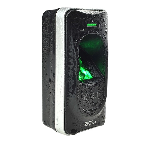 Zkteco fr1200mf - lector esclavo de huella y tarjetas mifare 13.56 mhz  ip65  rs485  led indicador de estado  compatible con paneles inbio