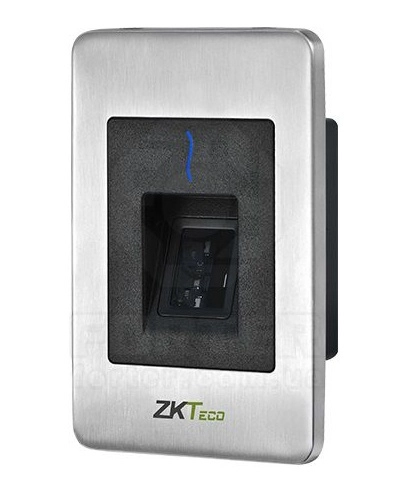 Zkteco fr1500id - lector esclavo de huella bio id  tarjetas id 125 khz  ip65  rs485  led indicador de estado  compatible con paneles inbio