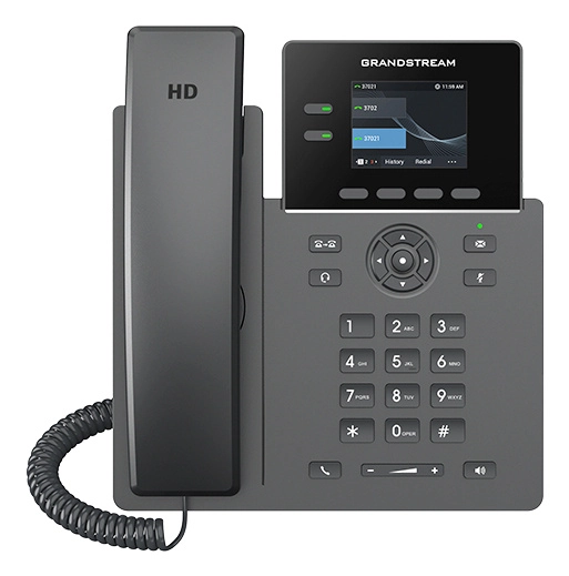 Telefono ip, grado carrier poe, 2 botones de línea con hasta 2 cuentas sip, 4 botones programables xml sensibles al contexto, botones de navegaciónmenú, 8 botones de función, 2.4 pulgadas (320x240) lcd tft en color
