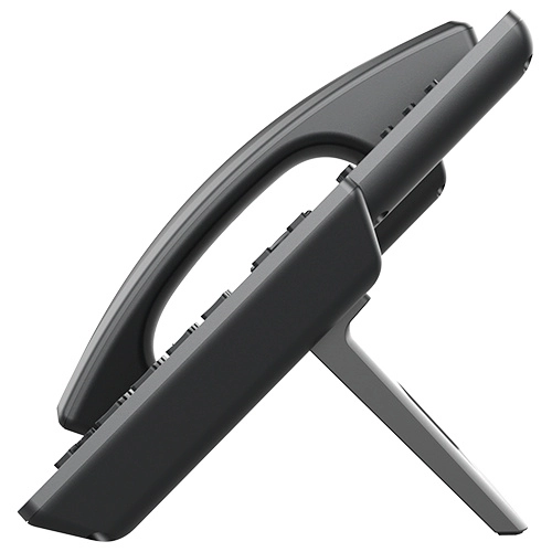 Teléfono ip, grado carrier poe a giga, 3 teclas de línea con hasta 3 cuentas sip,  4 xml programables sensibles al contexto botones programables, 5 botones de navegaciónmenú, 8 botones de función dedicadas, fuente de poder incluida 2.8 pulgadas (320x240) lcd tft en color