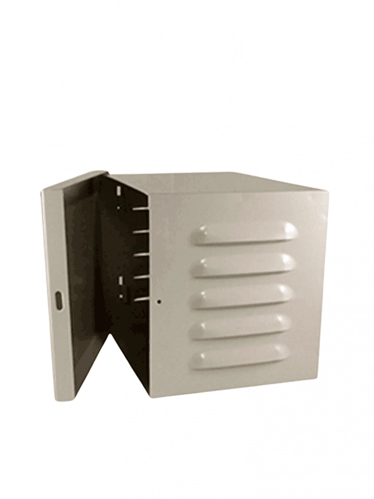 Av tt001 - gabinete metálico para sirena exterior de 30 watts lamina y bisagra de alta calidad ( gs001)