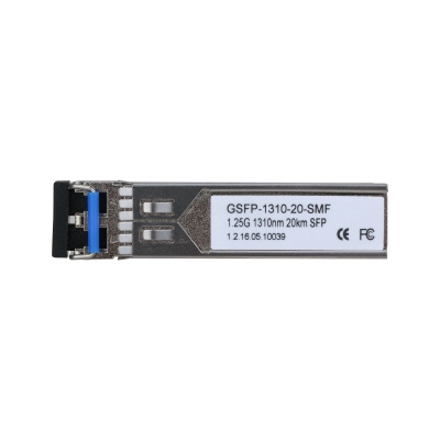Dahua gsfp-1310-20-smf módulo óptico gigabit doble fibra monomodo puerto lc envío de 1310nm y recepción de 1310nm distancia de transmisión hasta 20 km
