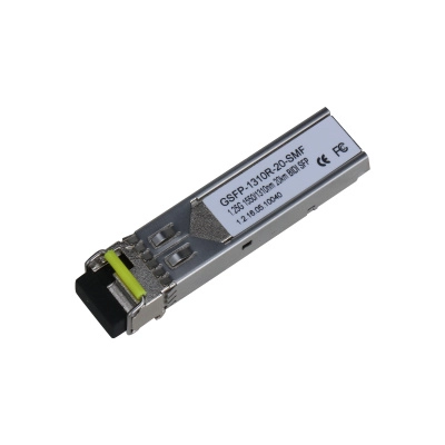Dahua gsfp1310r20smf- modulo fibra optica sfp monomodo trasmision bidireccional conector lc hasta 20kmtx 1550nm,rx 1310nm