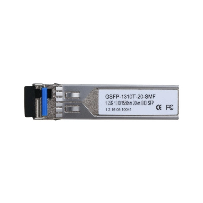 Dahua gsfp-1310t-20-smf - modulo de fibra optica sfp monomodo transmisión bidirecciónal conector lc hasta 20km tx 1310nm,rx 1550nm