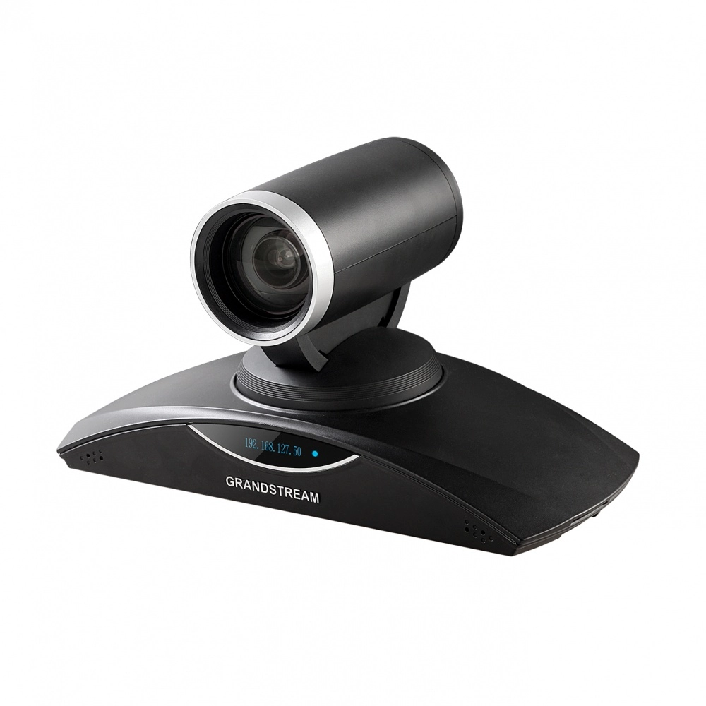 Sistema de video conferencia fullhd gigabit multi-plataforma con camara ptz, 3 salidas de video, base de audio,control remoto, zoom 12x, wifi, fuente de alimentacion incluida y gac2500 incluido.