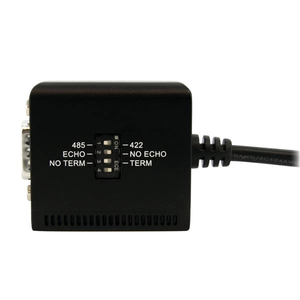 Startech.com cable 1.8m usb a puerto serial rs422 y 485 db9 con retención puerto com - negro