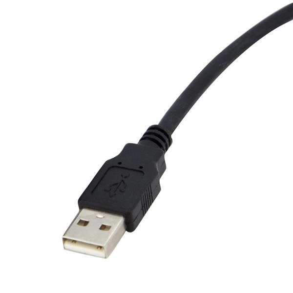 Startech.com cable 1.8m usb a puerto serial rs422 y 485 db9 con retención puerto com - negro