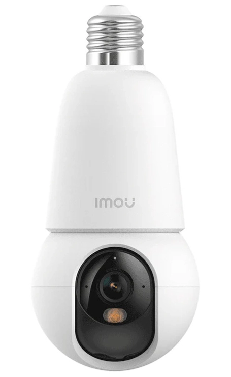 Camara ip / imou /  ipc-k6c-3h1web / bulb cam 2c 3 mp / wifi / vision nocturna 10 m / full color / alarma / audio bidireccional / interior / ranura micro sd 512 gb / onvif