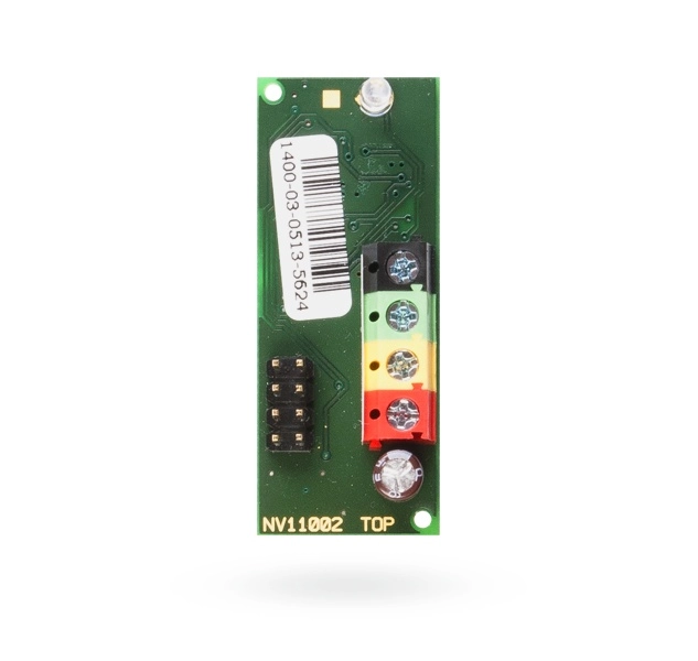 Modulo de bus para la conexion de detectores de co ei208w(d), se trata de un modulo diseñado para instalacion directa en los detectores de co autonomos ei208w o ei208dw, lo que permite conectarlo mediante bus al sistema jablotron 100+.