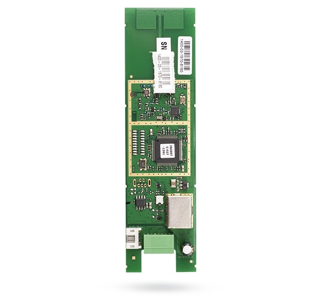 Interfaz bus para dispositivos inalambricos, el modulo de radio bus ja-111r es utilizado para conectar todos los dispositivos inalambricos del sistema jablotron 100+