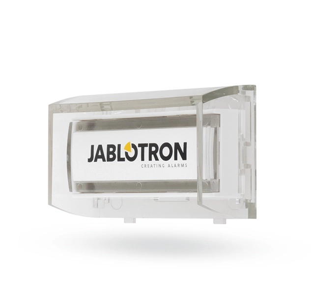 Boton timbre de puerta inalambrico, el producto es un dispositivo inalambrico del sistema jablotron 100+. la activacion del boton permite utilizarlo como timbre inalambrico, para generar una alarma de emergencia o control de equipamiento.