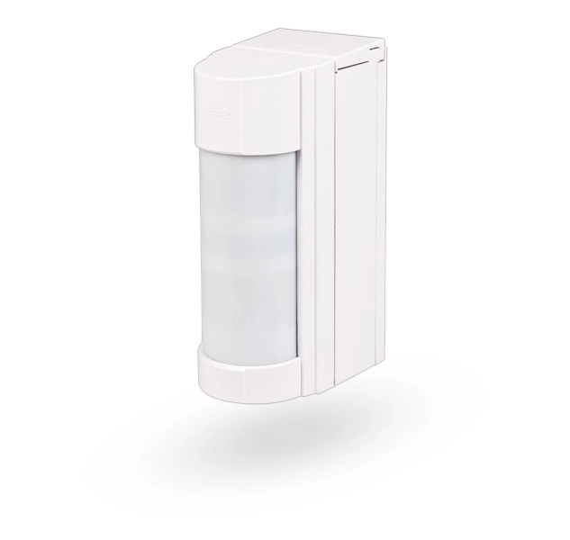 Detector de movimiento inalambrico para exteriores, el detector pir inalambrico ja-159p esta destinado para detectar la intrusion de personas en ambientes exteriores. se trata de un detector de dos zonas de la empresa optex con un emisor compatible con el sistema jablotron 100+.