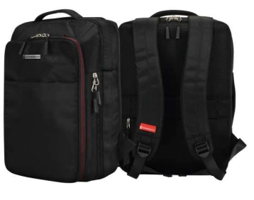 Mochila swissmobility jack 17 2 cierres principales expansión porta calzado y bebidas incluidos doble asa color negro