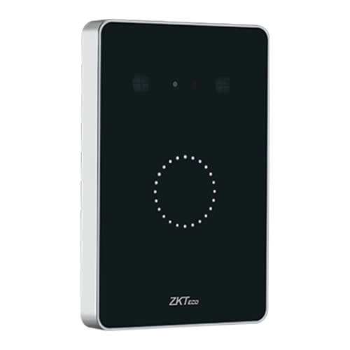 Zkteco kf1200 - lector wiegand de reconocimiento facial  1500 rostros  100,000 registros  tcpip  wiegand   visible light  requiere panel de control de acceso zk