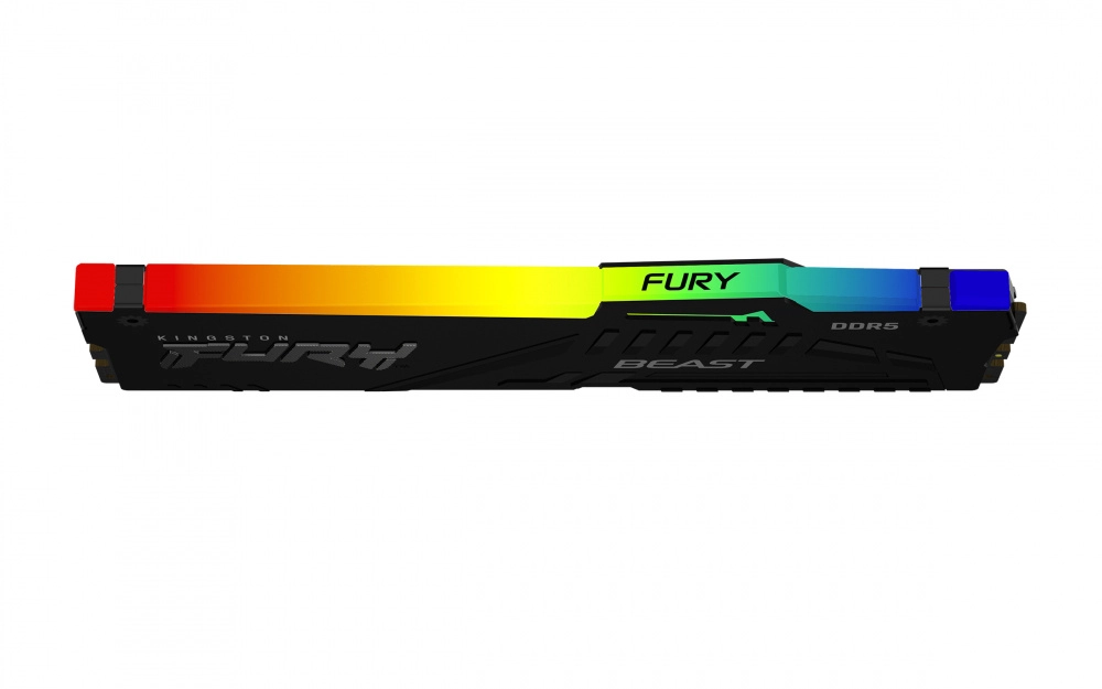 Memoria dimm ddr5 kingston (kf556c36bbea-64)  64gb (1x64gb) 5600mhz, cl36, fury beast rgb