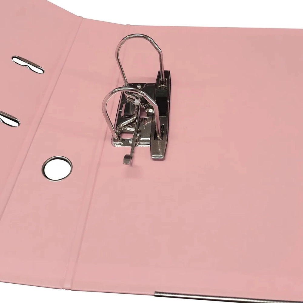 Techmakro kit 25 carpetas para archivo de carton forrado de pvc, peach