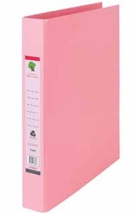 Techmakro kit 4 carpetas 1 pulg. para archivo de carton forrado de pvc, peach