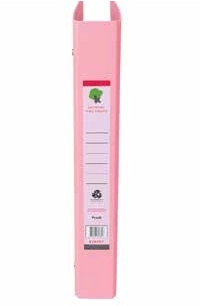 Techmakro kit 4 carpetas 1 pulg. para archivo de carton forrado de pvc, peach