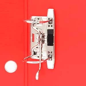 Techmakro kit 4 carpetas de carton forrada de pvc rojo para archivo