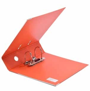 Techmakro kit 4 carpetas de carton forrada de pvc salmon parchivo
